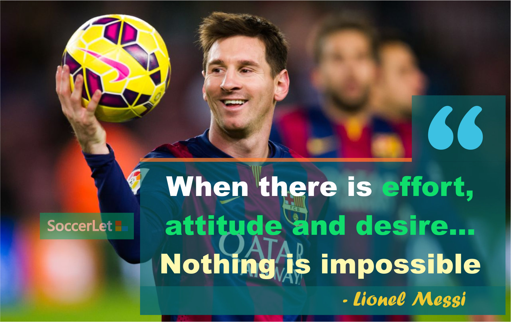 popular football quotes, messi quotes