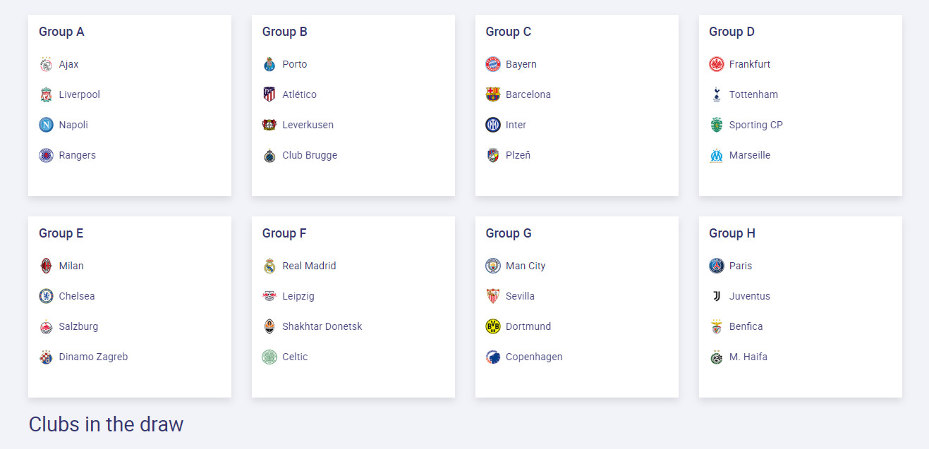 round of 16 ucl draw 2022